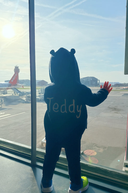 Embroidered Hooded Cardigan