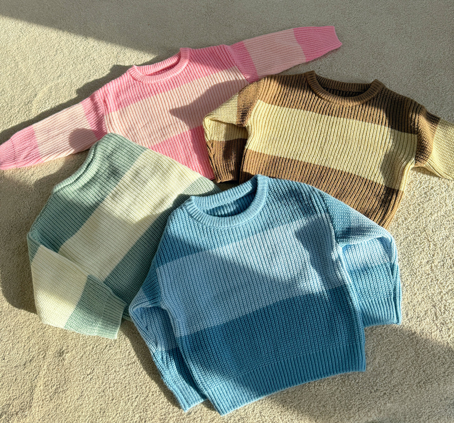 Striped Embroidered Jumper